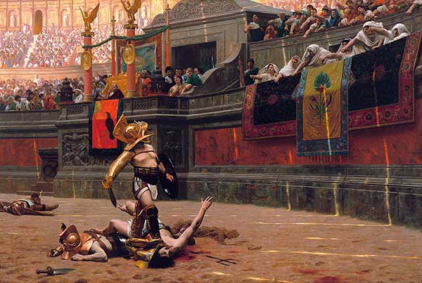Pollice Verso by the French painter Jean Leon Gerome